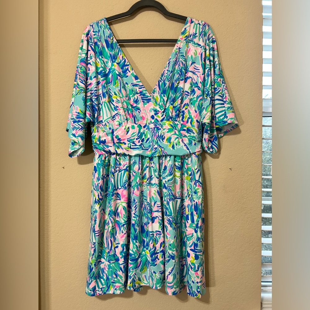 EUC Lilly Pulitzer Parigi Romper Cabana Cocktail